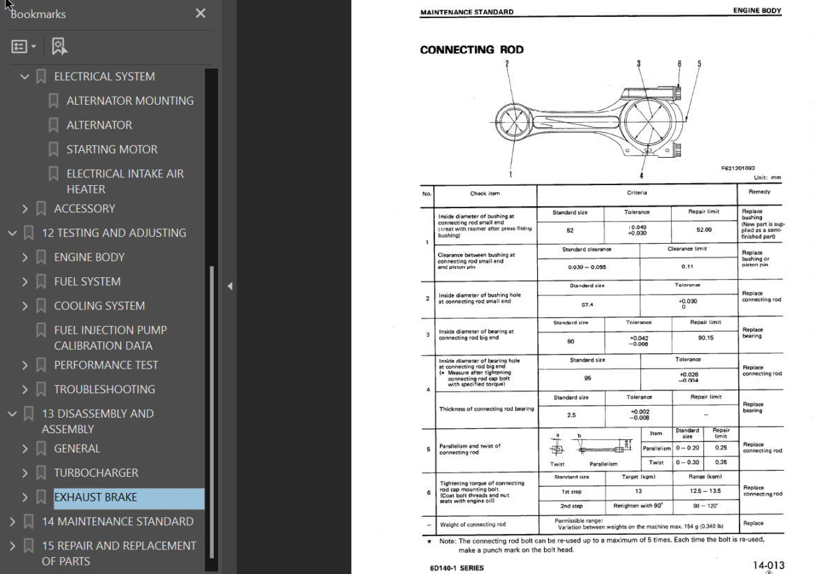 6D140-1 SERIES Diesel Engine Shop Manual