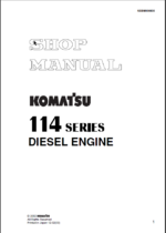 114 SERIES Diesel Engine Shop Manual