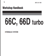 66C 66D turbo Hydraulic System Shop Manual