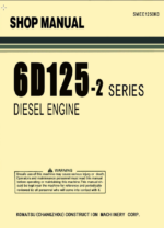 6D125-2 SERIES Diesel Engine Shop Manual