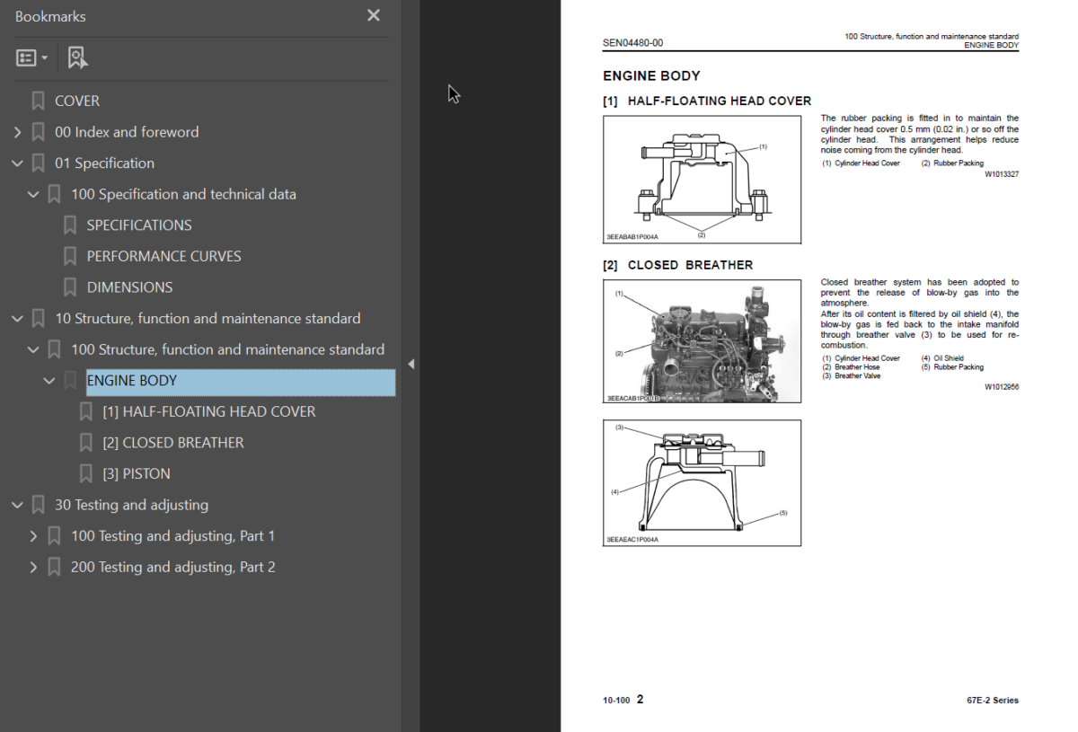 67E-2 SERIES Engine Shop Manual