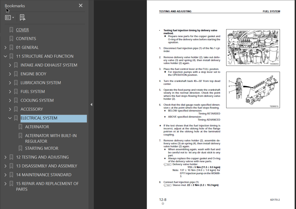 6D170-2 SERIES Diesel Engine Shop Manual