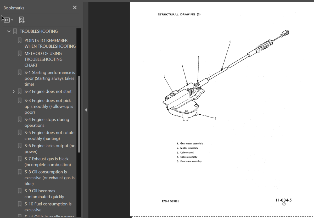 6D170-1 SERIES Diesel Engine (2) Shop Manual