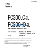 HYDRAULIC EXCAVATOR PC300LC-7L PC300HD-7L Shop Manual
