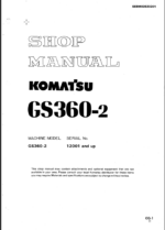 GS360-2 Shop Manual