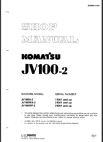 JV100-2 Shop Manual