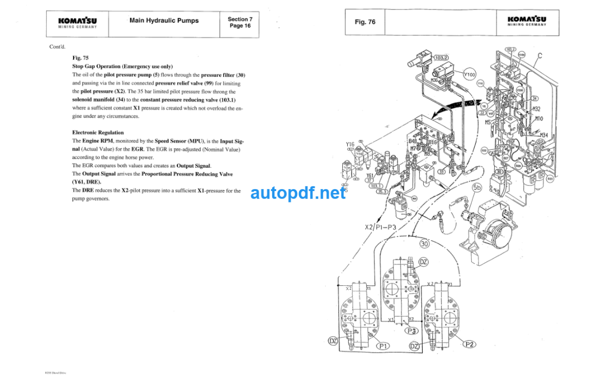 HYDRAULIC EXCAVATOR PC3000-1 (sn 6171) Shop Manual