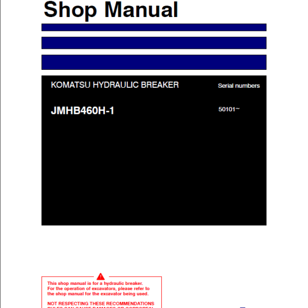 JMHB460H-1 Shop Manual