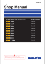 (SEN06481-00) JGXR10-1 JGXR15-1 JGXR20-1 JGXR30-1 JGXR40-1 JGXR50-1 JGXR60-1 JGXR80-1 JGXR120-1 Shop Manual