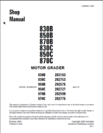 830B 850B 870B 830C 850C 870C Shop Manual