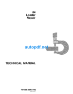 84 Loader Repair Technical Manual (TM1398)