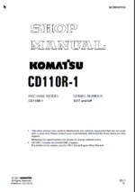 CD110R-1 Shop Manual