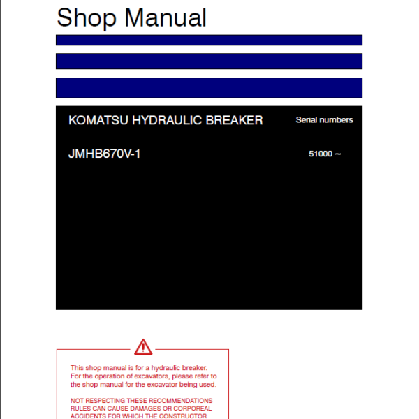 JMHB670V-1 Shop Manual Shop Manual