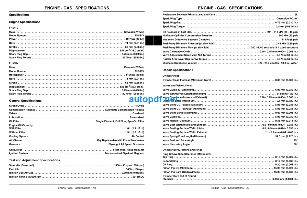 7H17 and 7H19 Commercial Walk-Behind Mowers Technical Manual (TM2133)