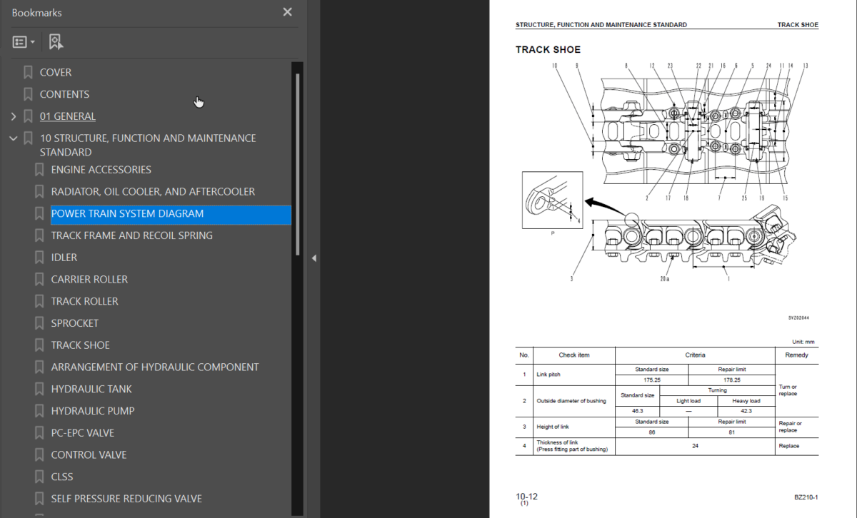 BZ210-1 Shop Manual