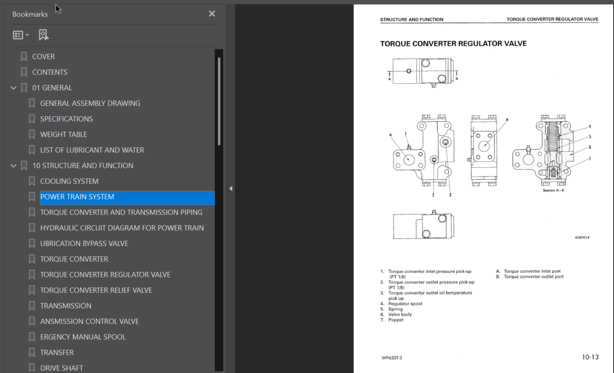 WF650T-3 Shop Manual