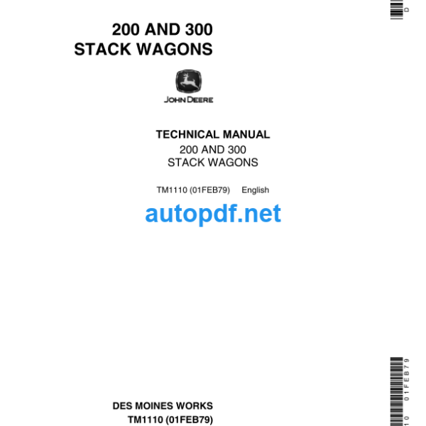 200 and 300 Stack Wagons Technical Manual (TM1110)