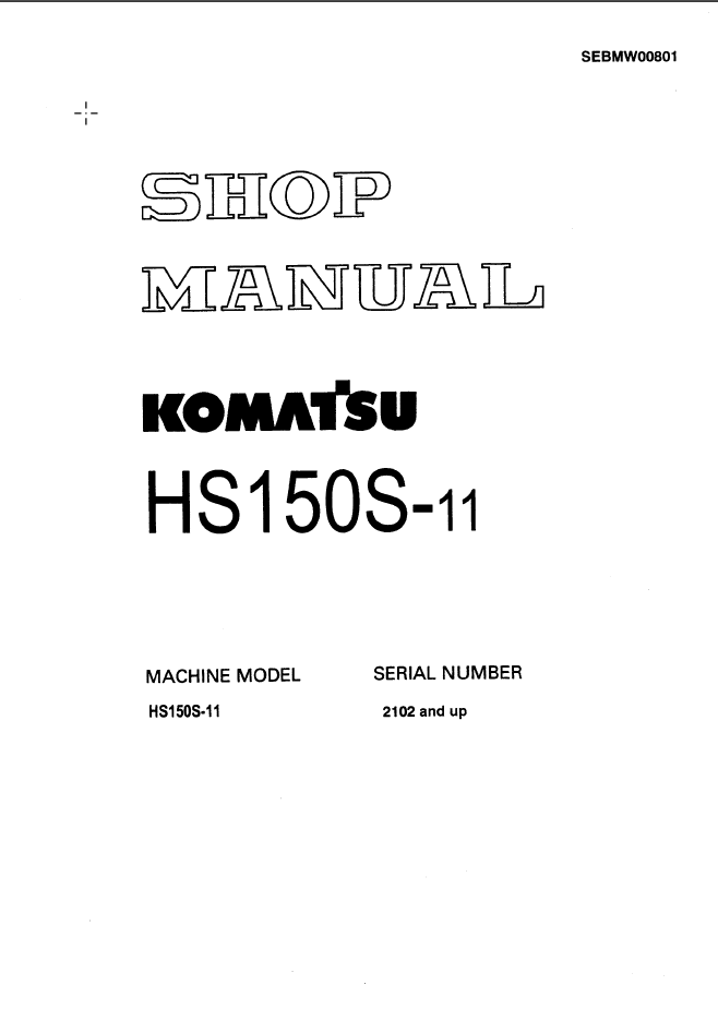 HS150S-11 Shop Manual