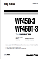 WF450-3 WF450T-3 Shop Manual