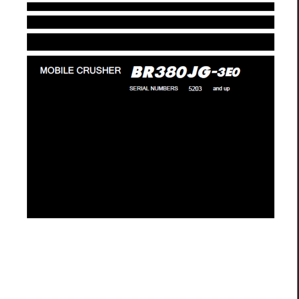 BR380JG-3E0 (GEN00228-01) Shop Manual