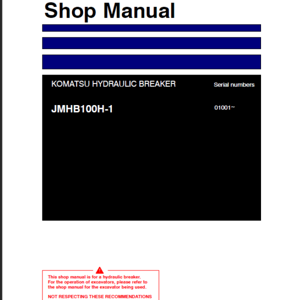 JMHB100H-1 (SEN06673-02) Shop Manual