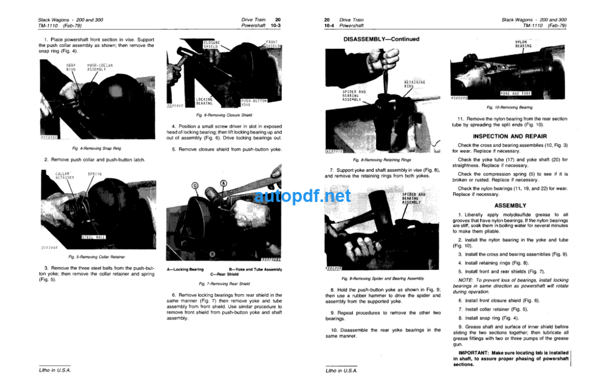 200 and 300 Stack Wagons Technical Manual (TM1110)