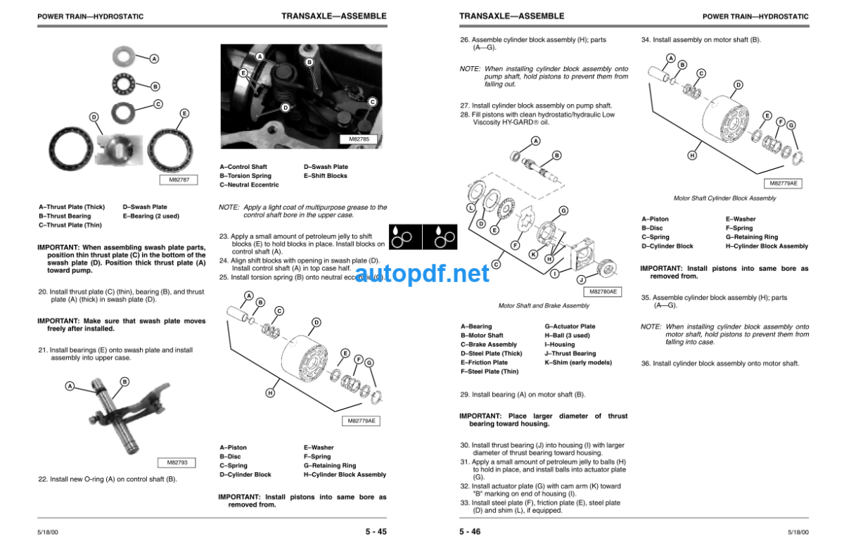 355D Lawn and Garden Tractor Technical Manual (TM1771)