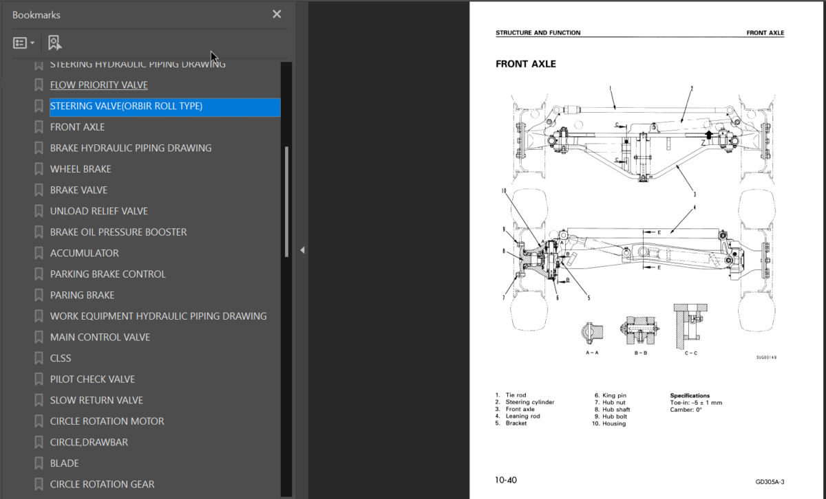 GD305A-3 Shop Manual