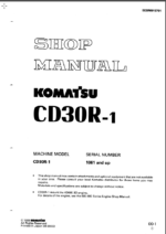 CD30R-1 Shop Manual