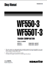 WF550-3 WF550T-3 Shop Manual