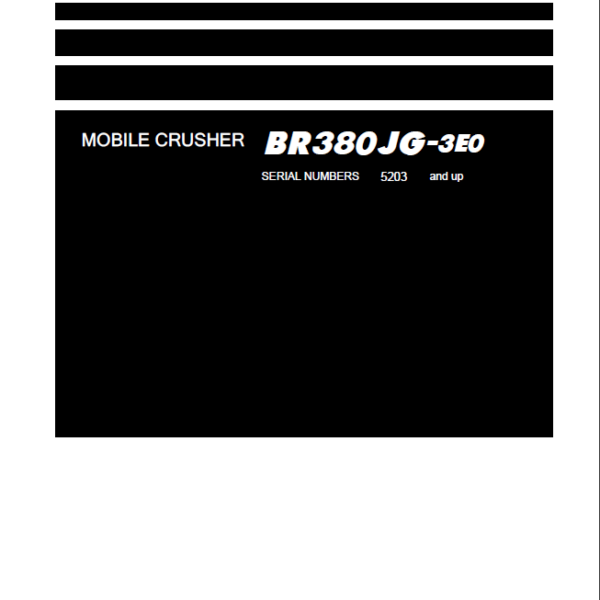 BR380JG-3E0 (GEN00228-00) Shop Manual