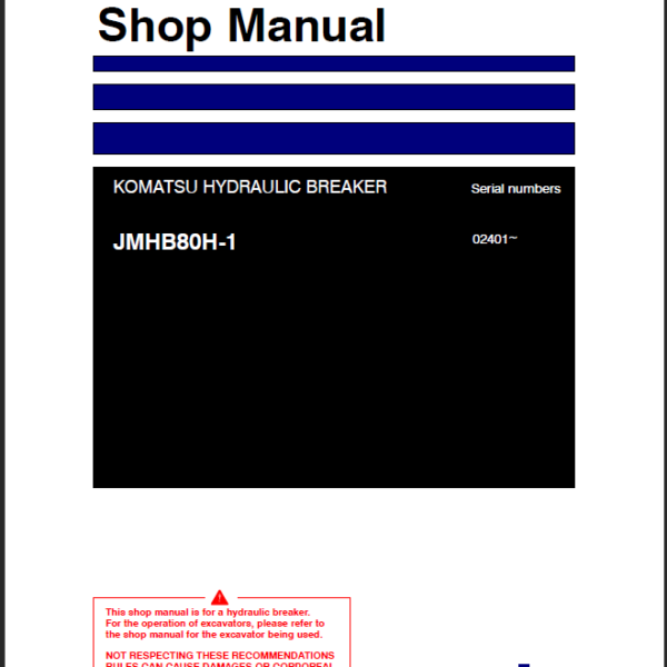 JMHB80H-1 (SEN06672-02) Shop Manual