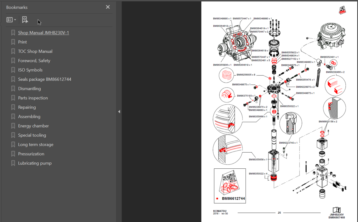 JMHB230V-1 Shop Manual