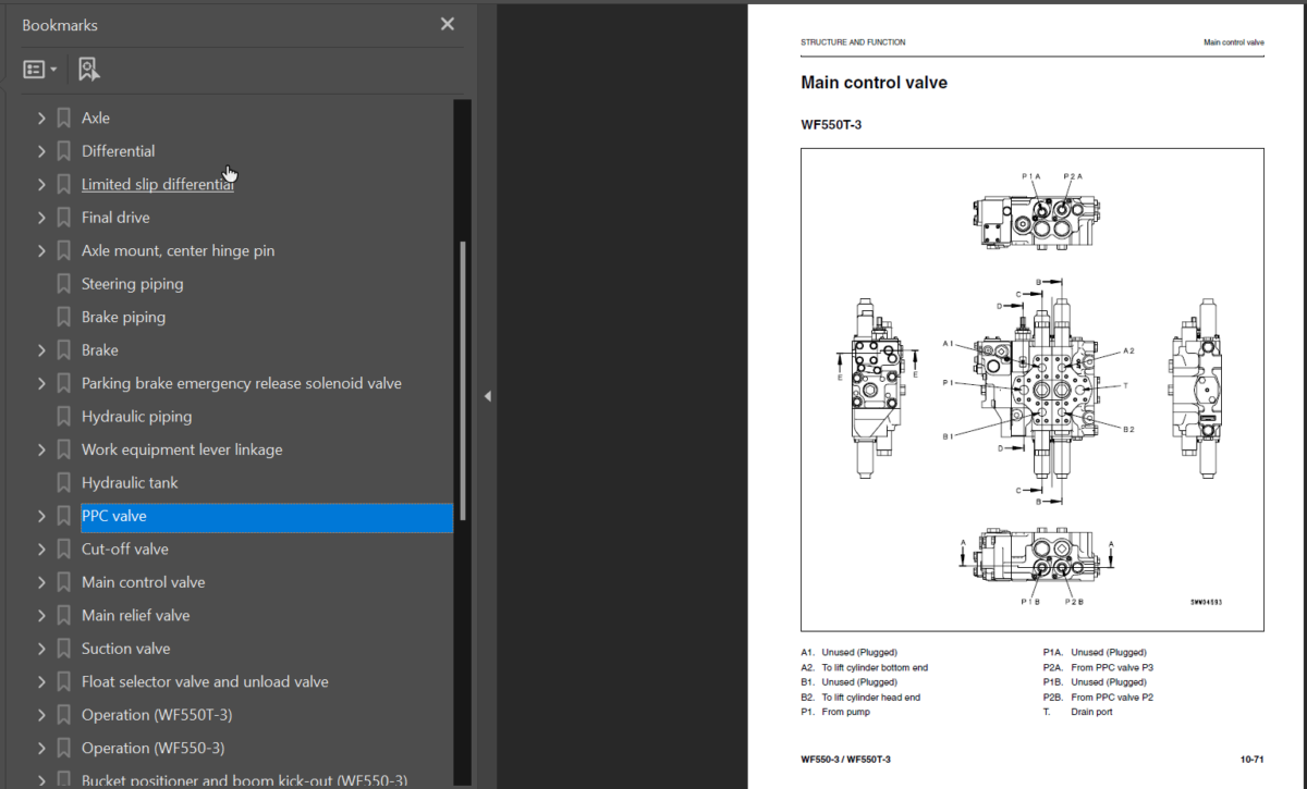 WF550-3 WF550T-3 Shop Manual