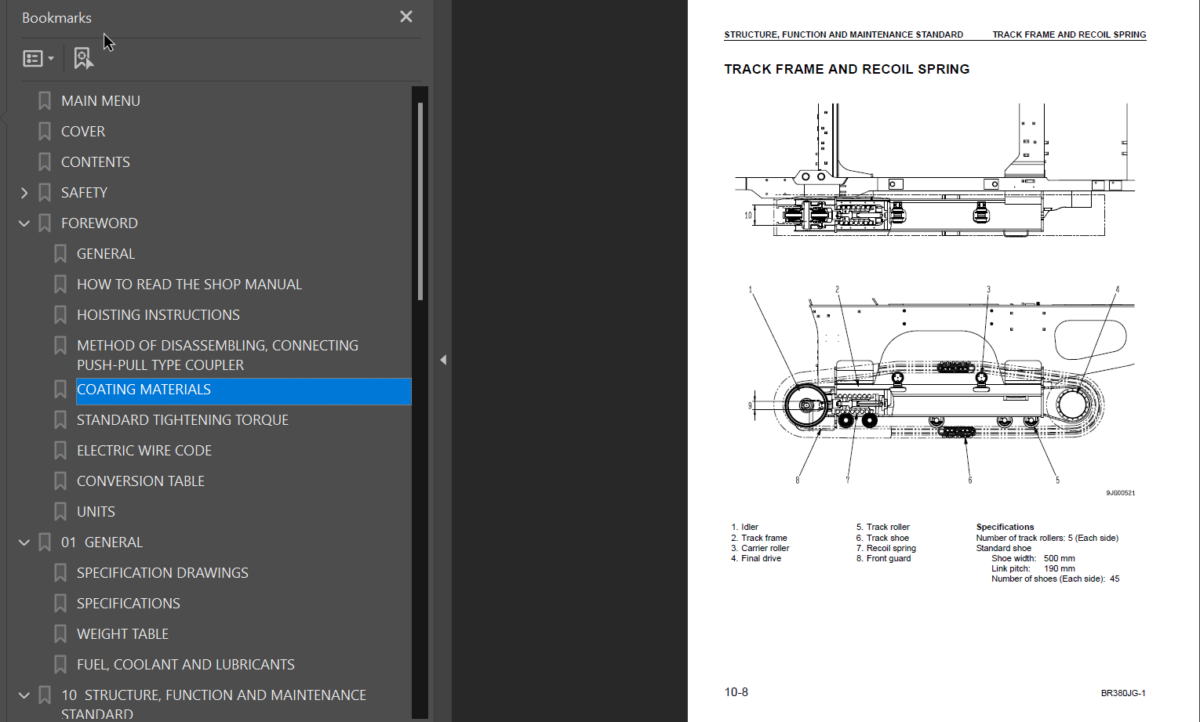 BR380 JG-1 Shop Manual