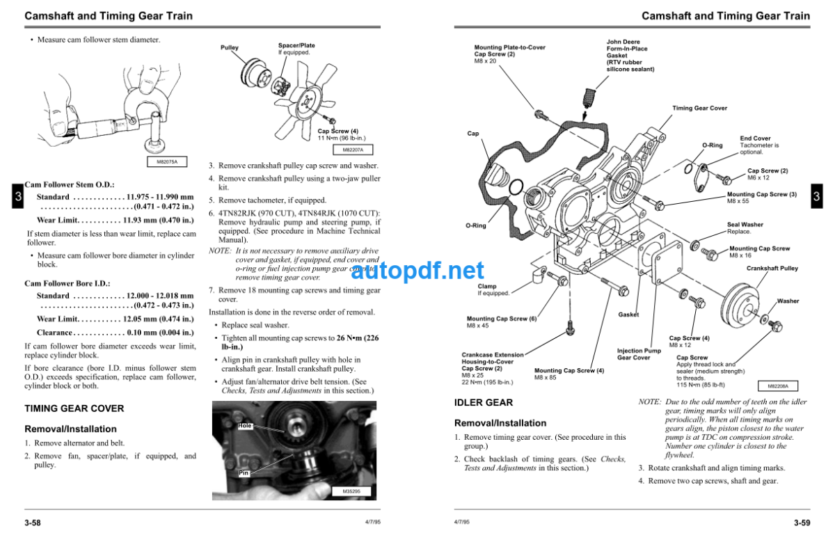 220 Series Diesel Engines Component Technical Manual (CTM3)