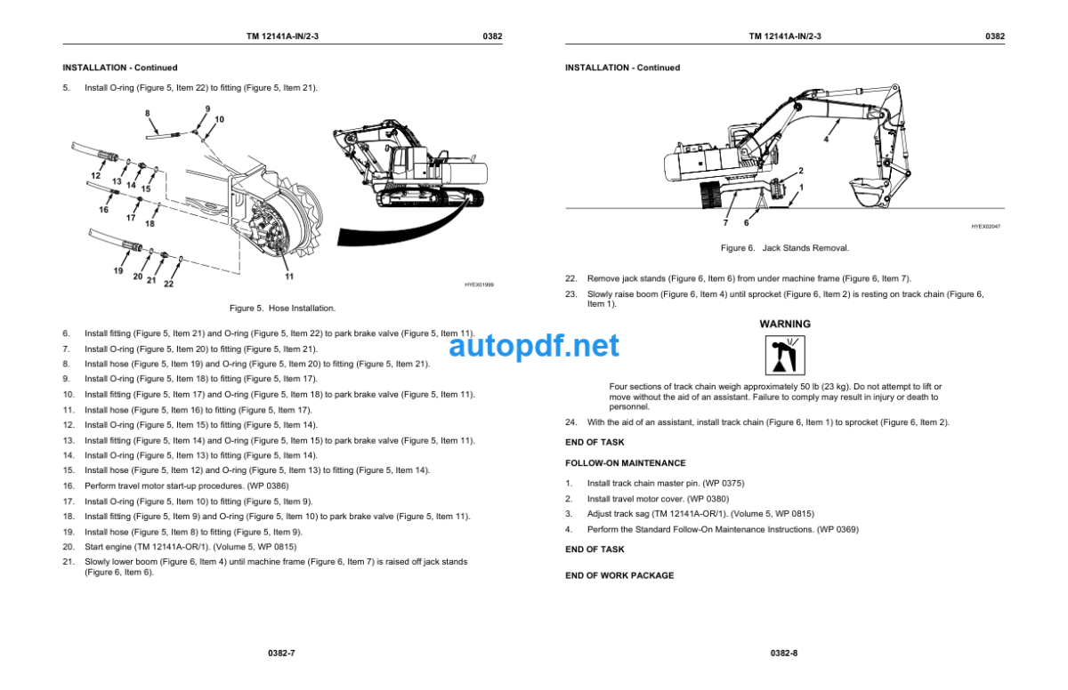 250GR Hydraulic Excavator Technical Manual VOL 3 OF 5 (TM1214A-IN2-3)