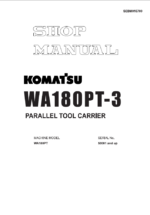 WA180PT-3 Shop Manual