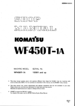 WF450T-1A Shop Manual