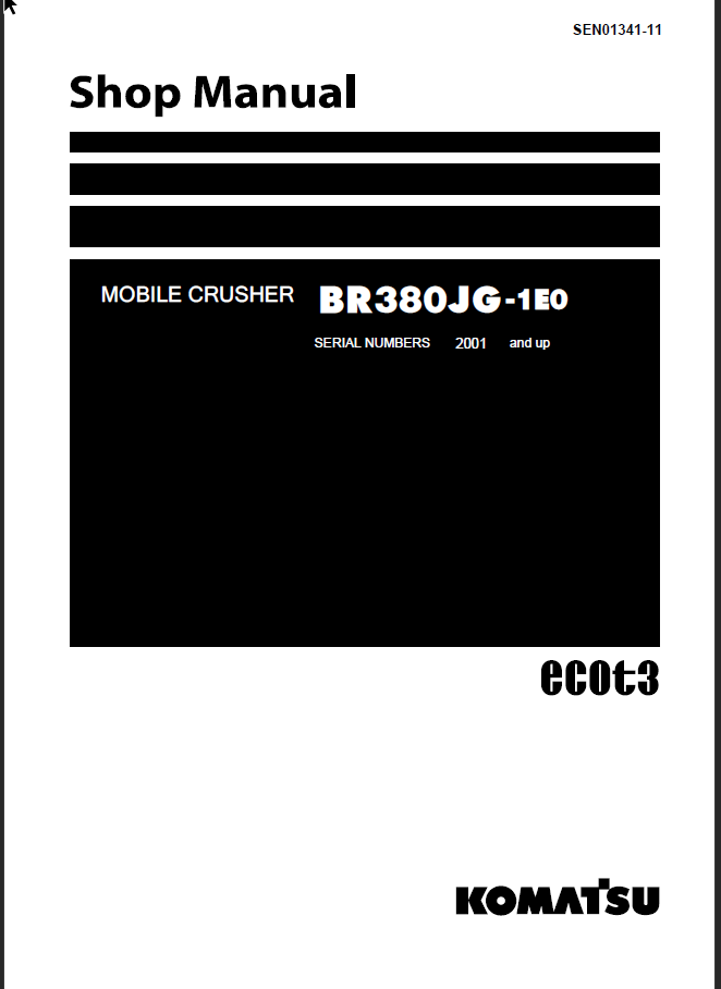 BR380JG-1E0 Shop Manual