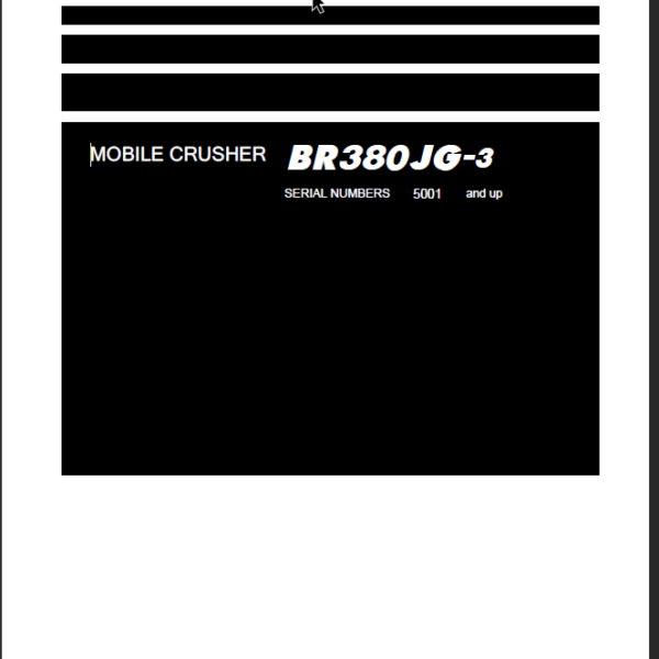 BR380JG-3E0 (GEN00176-01) Shop Manual