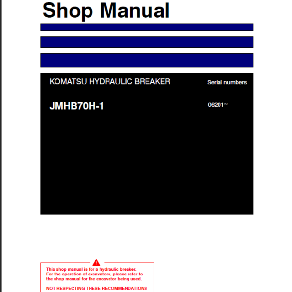 JMHB70H-1 (SEN06671-02) Shop Manual