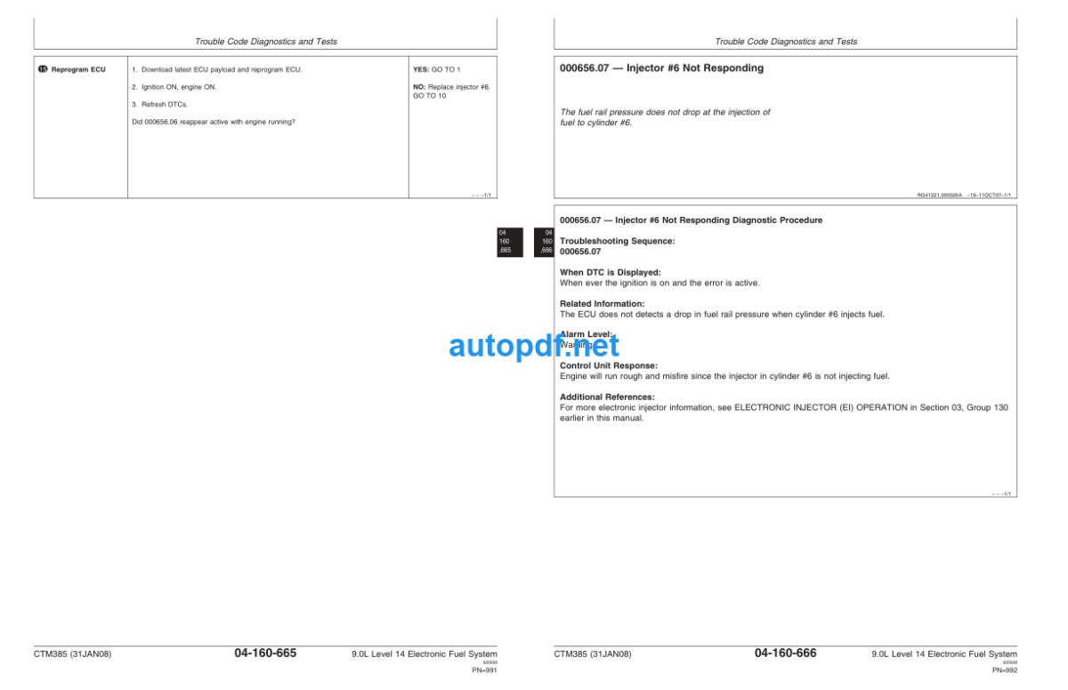 9.0L Diesel Engines Level 14 Electronic Fuel System With Denso HPCR Technical Manual (CTM385)