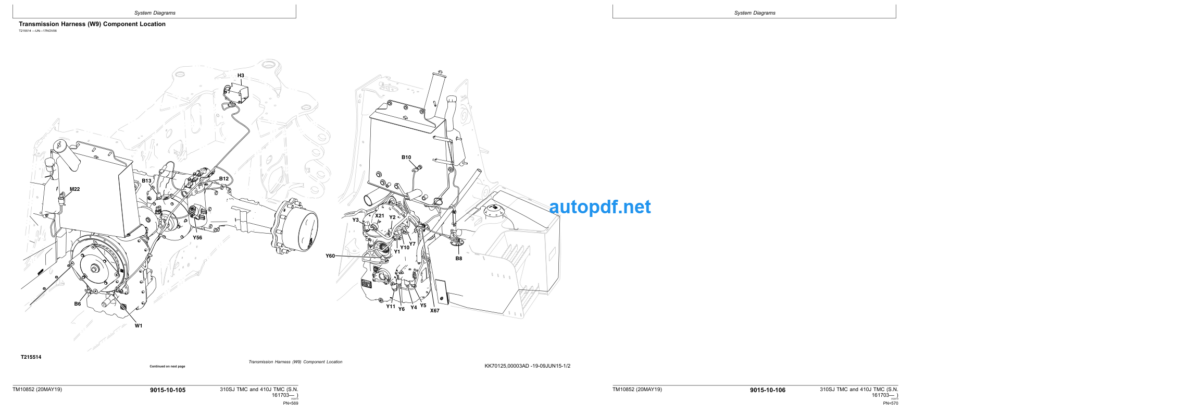 310SJ and 410J Backhoe Loader with Total Machine Control (TMC) Operation and Test Technical Manual (TM10852)