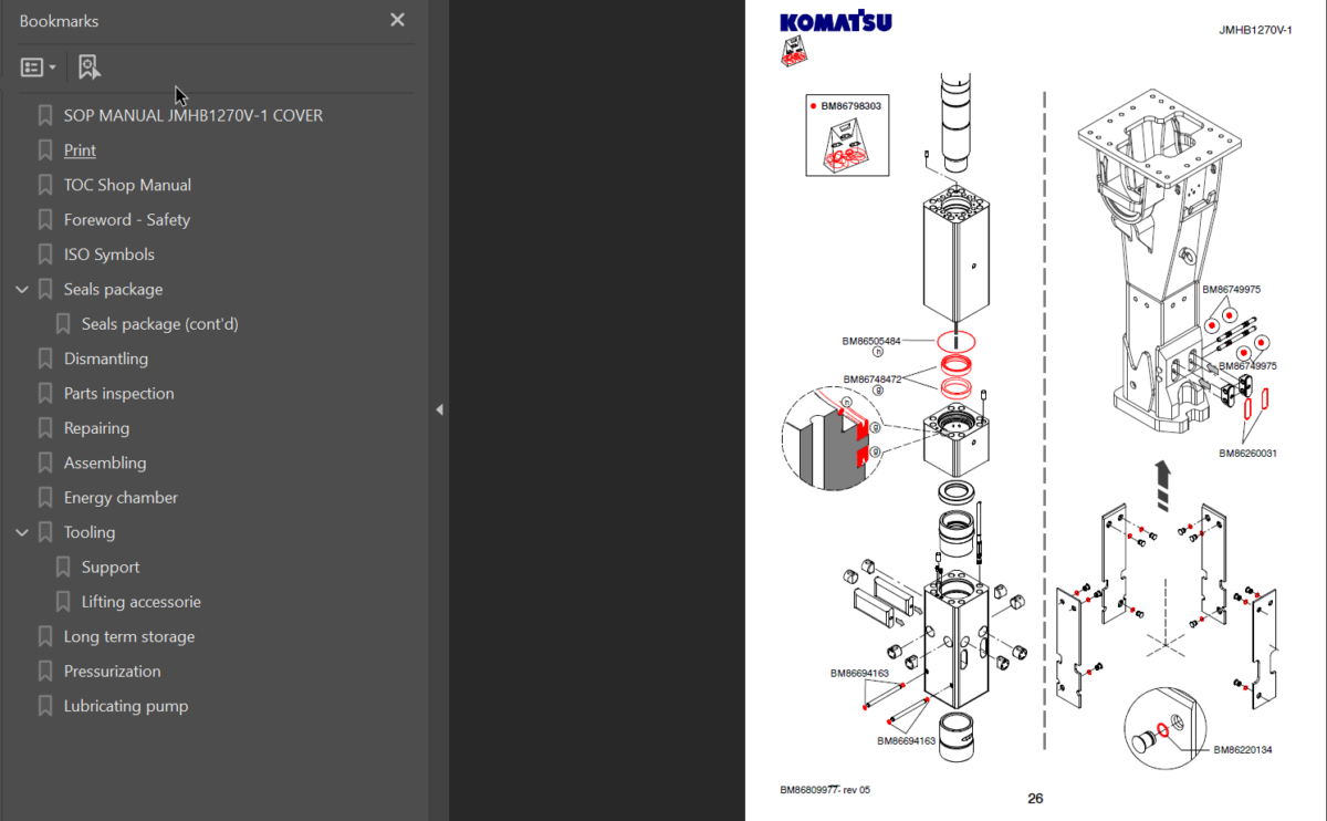 JMHB1270V-1 Shop Manual