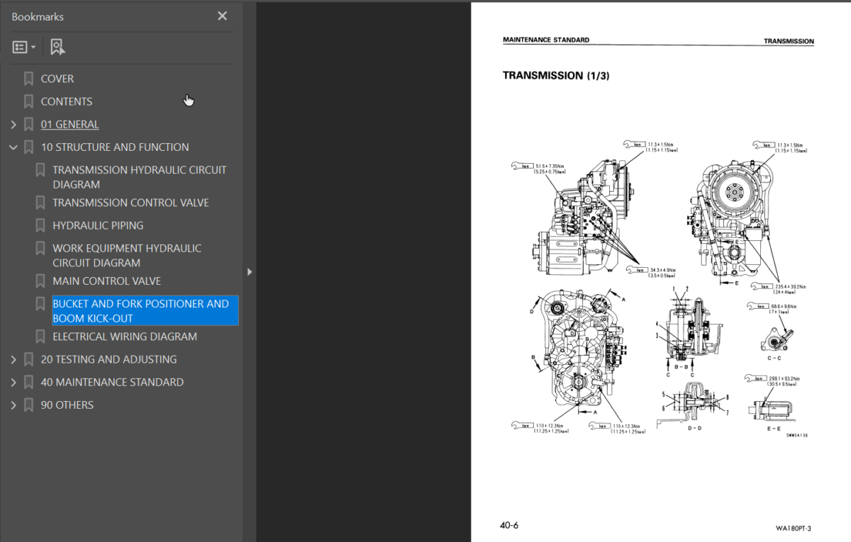 WA180PT-3 Shop Manual