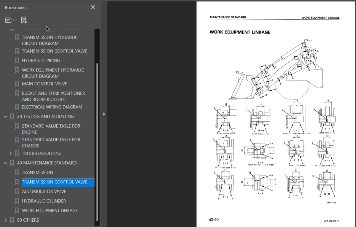 WA180PT-3 Shop Manual