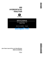 400 Hydrostatic Tractors Service Manual (SM2103)