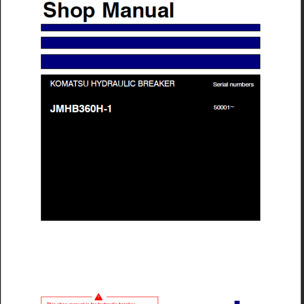 JMHB360H-1 Shop Manual