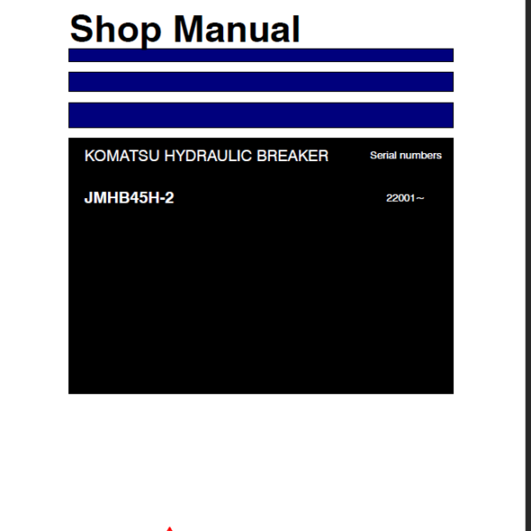 JMHB45H-2 (SEN06926-02) Shop Manual